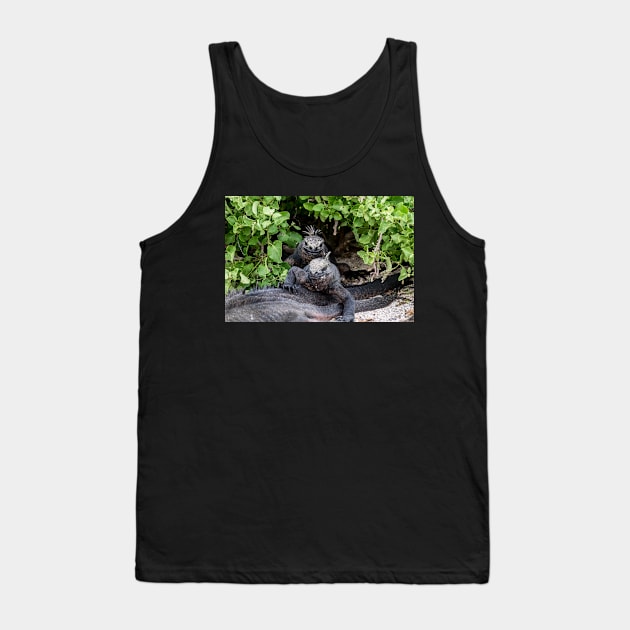 Galapagos Iguanas Tank Top by RosNapier